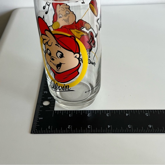 Vintage 1985 Alvin of The Chipmunks Drinking Glass Bagdasarian Productions - Picture 7 of 8